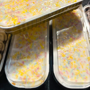 Old School Sprinkle Mini Loaf Cake