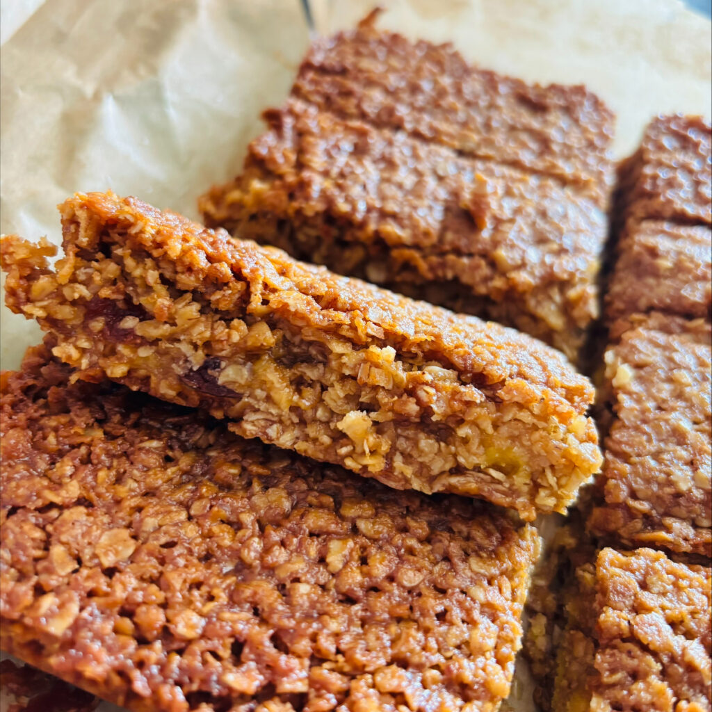 Vegan Cherry Bakewell Flapjack